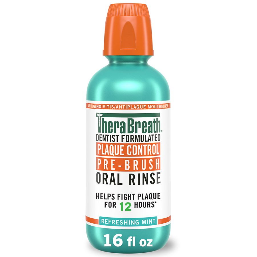 TheraBreath Pre-Brush Oral Rinse Refreshing Mint