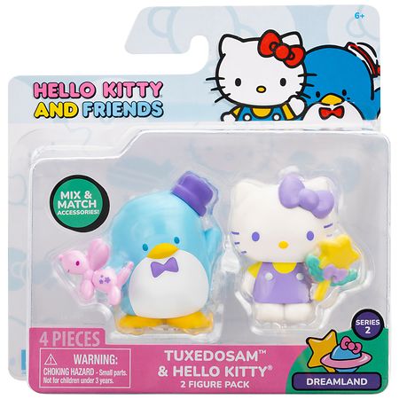 Jazwares Hello Kitty and Friends Dreamland 2 Figure Pack 2 Inch