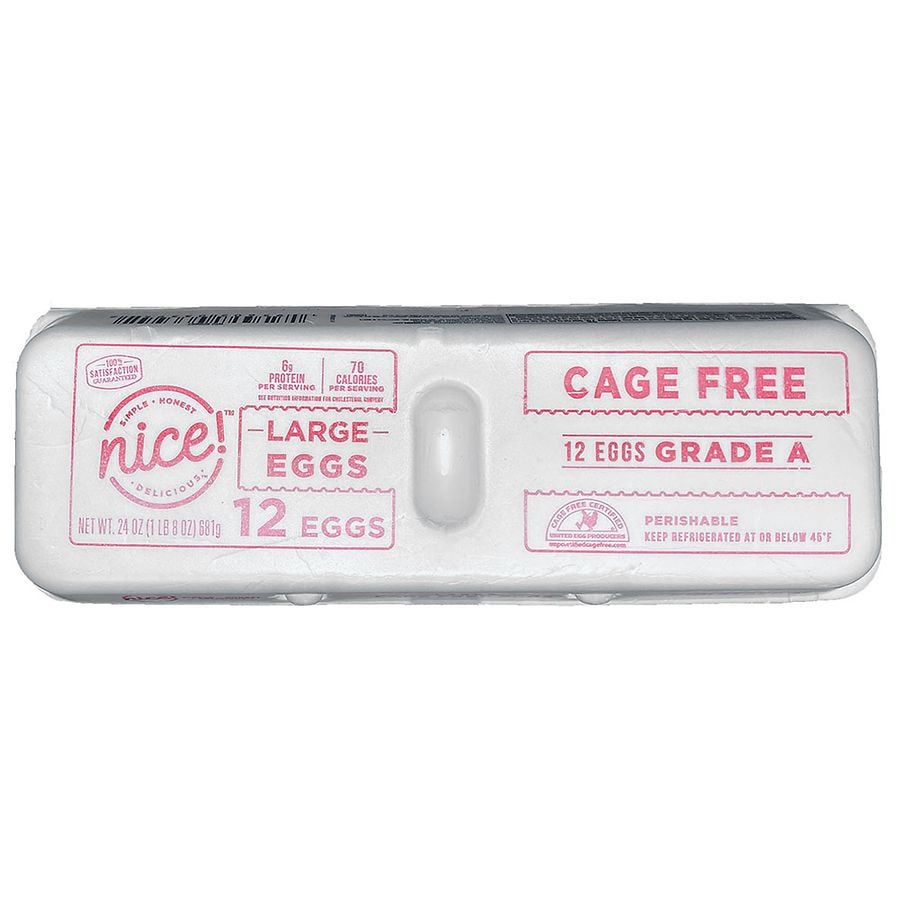 Nice! Large Grade A Cage Free Eggs | Walgreens