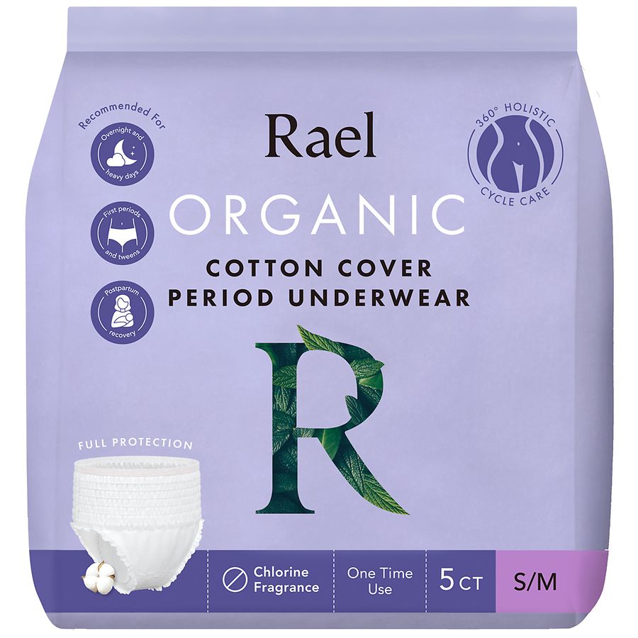 Rael Organic Cotton Cover Period Underwear S/M