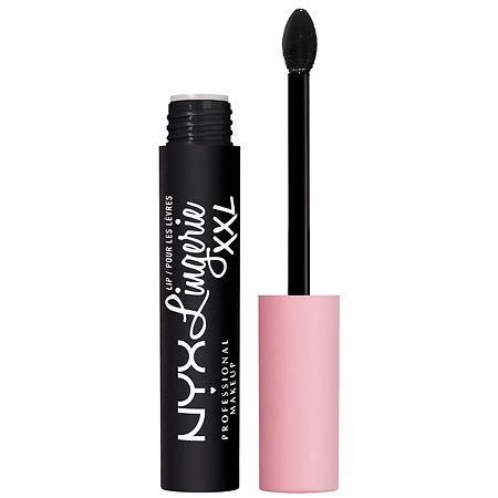 NYX Professional Makeup Lip Lingerie Xxl Matte Liquid Lipstick, Long-Lasting Naughty Noir