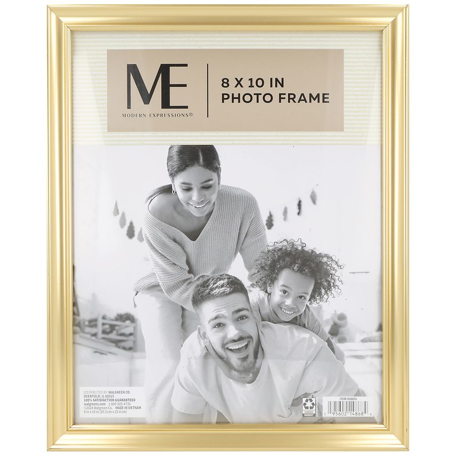 Modern Expressions Photo Frame 8x10 Inches Antique Brass | Walgreens