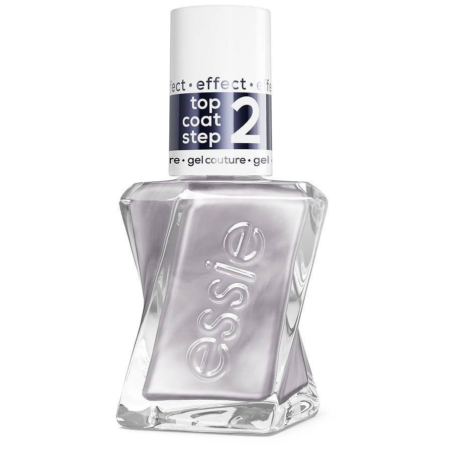 essie gel couture Gel-Like Nail Polish, Longwear, Vegan Formula, Metallic Glaze Glazed Chrome