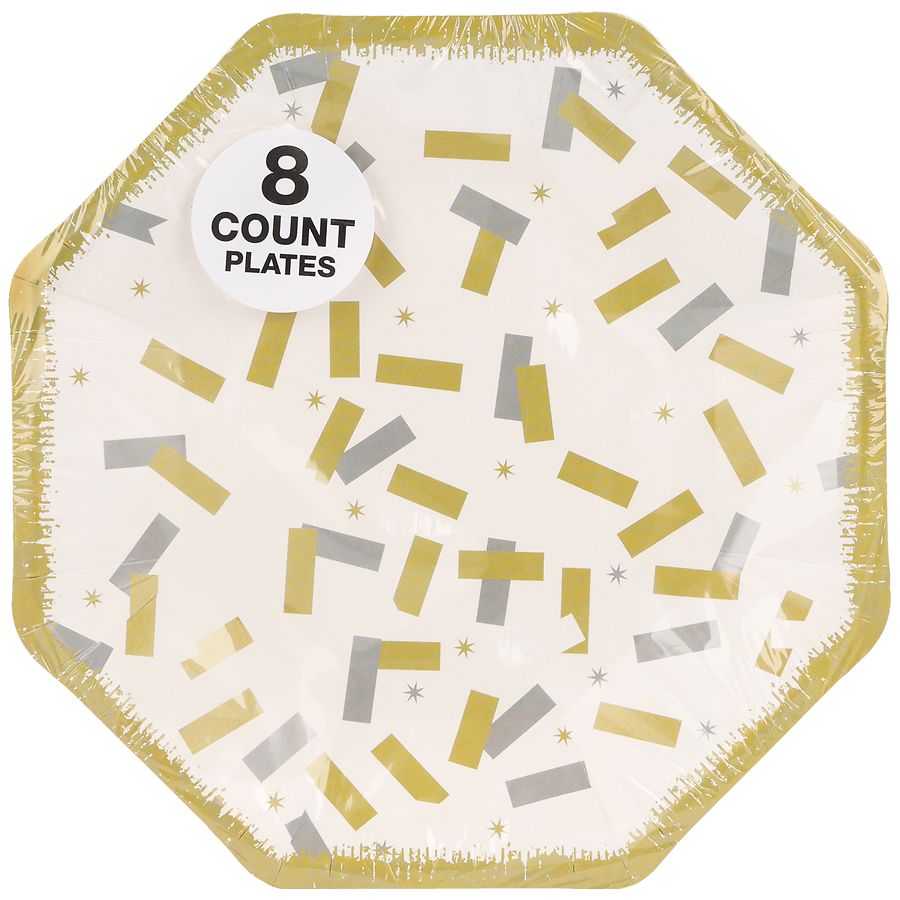Festive Voice Plates Birthday Small