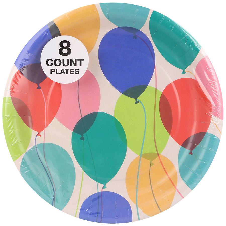 Festive Voice Plates Birthday Small