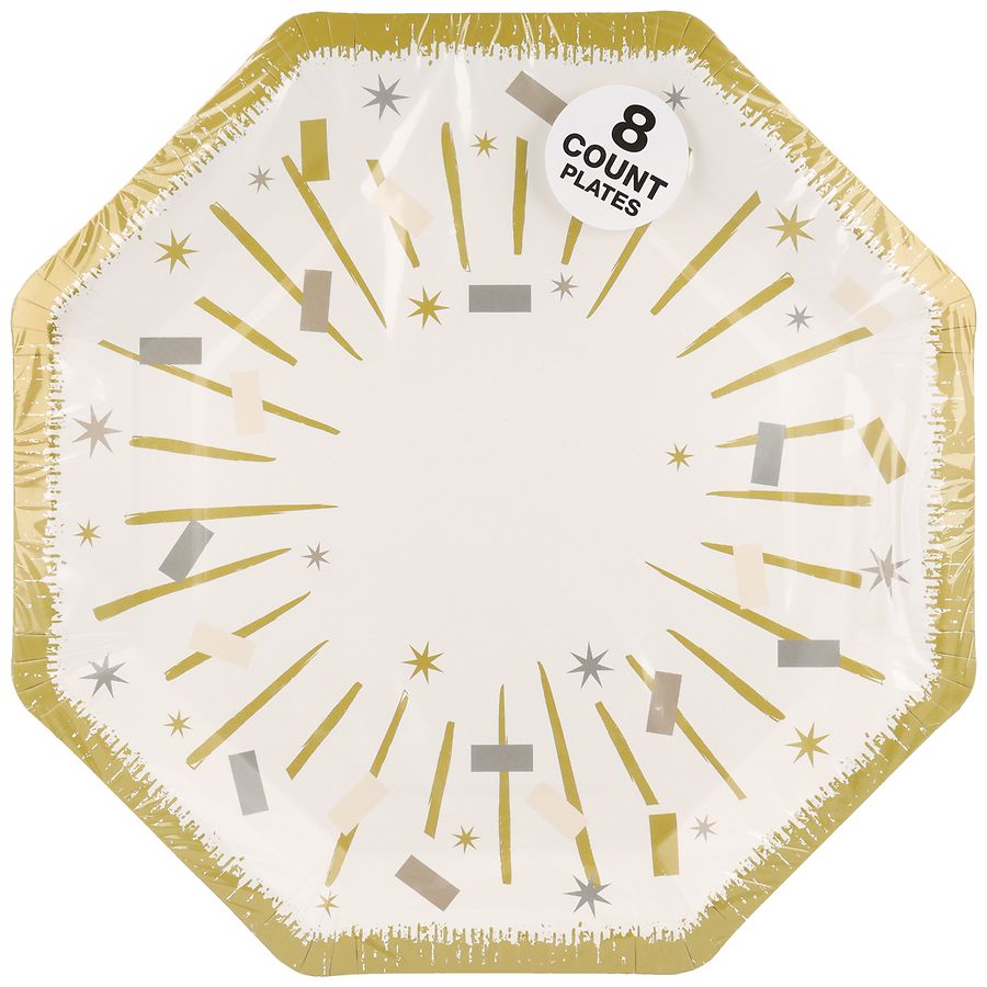 Festive Voice Plates Birthday Large