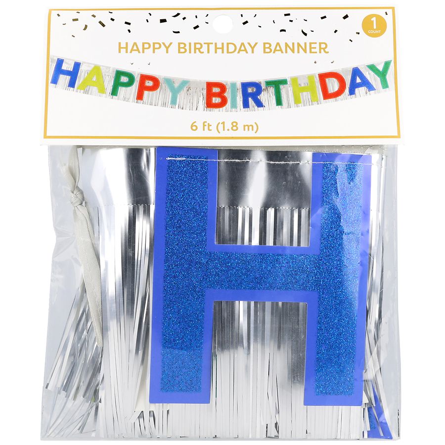 Festive Voice Happy Birthday Banner