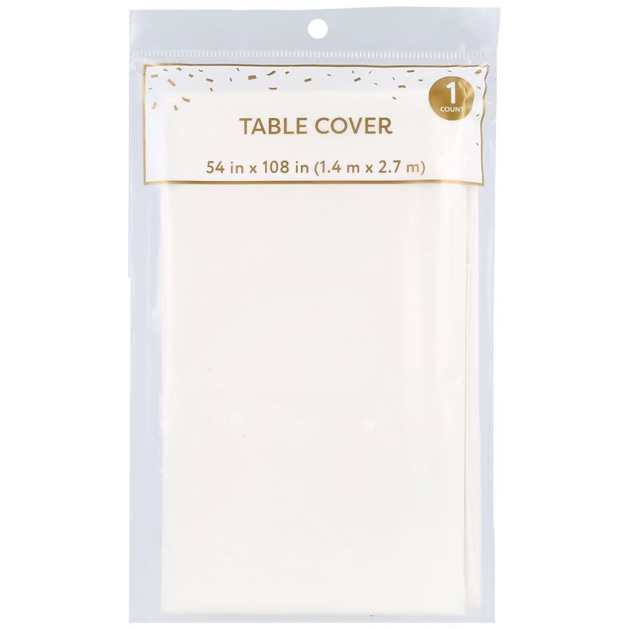 Festive Voice Table Cover White