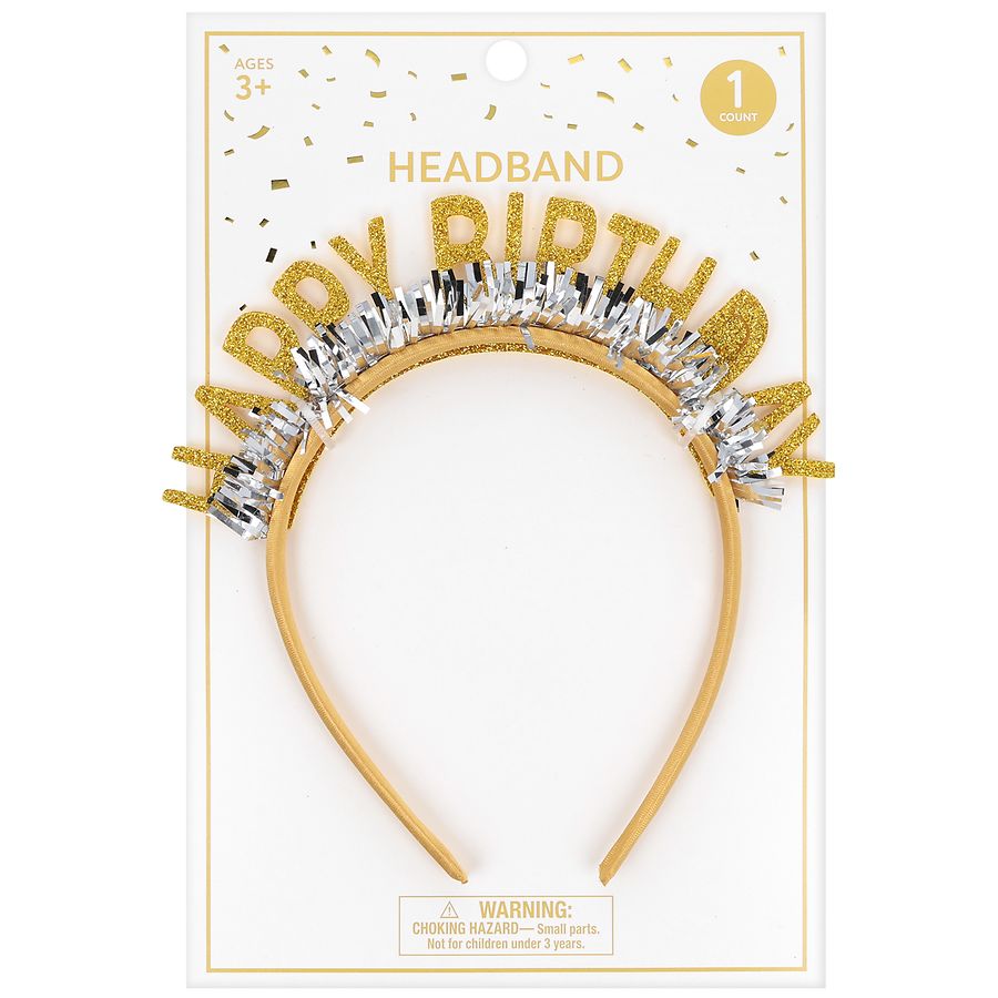 Festive Voice Happy Birthday Headband