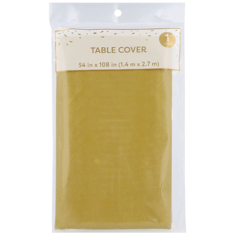 Festive Voice Table Cover Gold