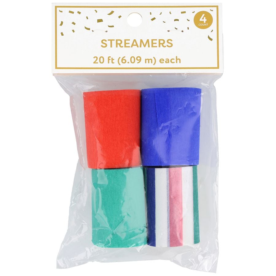 Festive Voice Streamers Bright