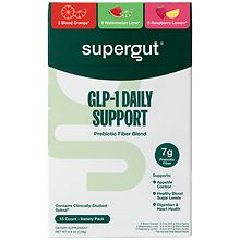 Supergut GLP-1 Daily Support Prebiotic Fiber Blend, Dietary Supplement Packets Variety Pack