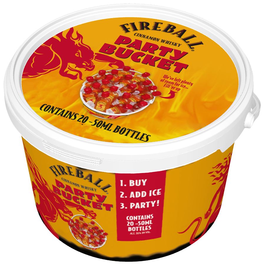 Fireball Cinnamon Whiskey Party Bucket, 66 Proof | Walgreens