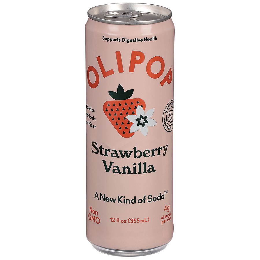 OLIPOP Soda Strawberry Vanilla