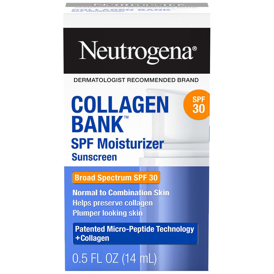 Neutrogena Collagen Bank Face Moisturizer with SPF 30 Sunscreen