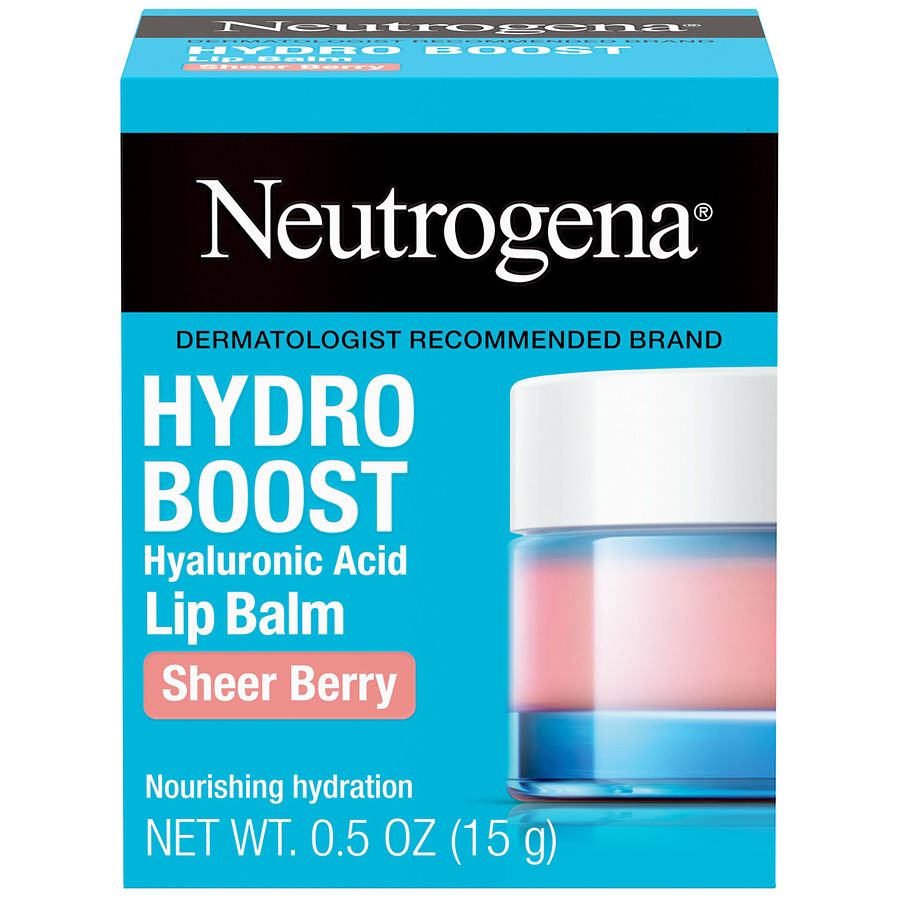 Neutrogena Hydro Boost Hyaluronic Acid Lip Balm Sweet Berry Sheer Pink