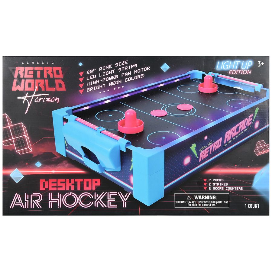 Festive Voice Classic Retro World Horizon Desktop Air Hockey Light