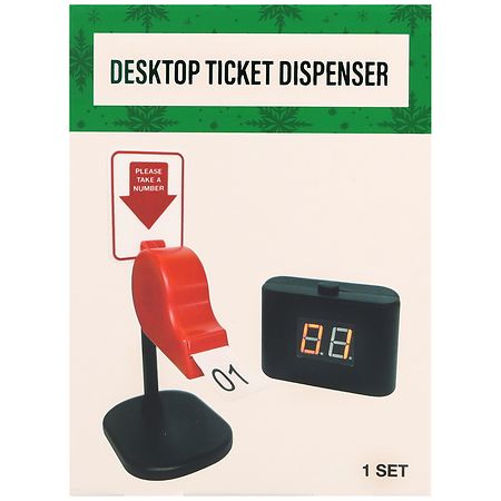 Festive Voice Desktop Ticket Dispenser
