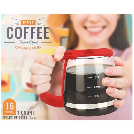 Festive Voice Smart Objects Mini Coffee Carafe Mug 16 oz