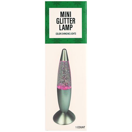 Festive Voice Mini Glitter Lamp