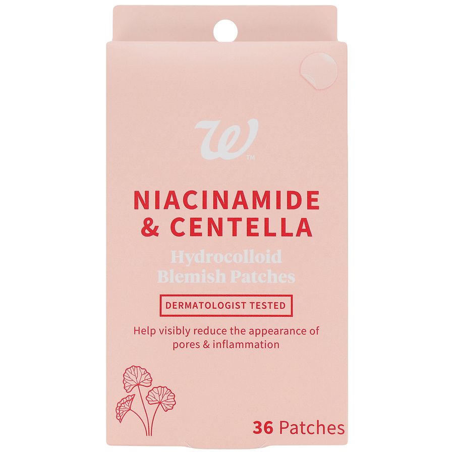 Walgreens Niacinamide & Centella Hydrocolloid Blemish Patches