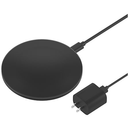 Just Wireless 15 Watt Wireless Charging Pad 18 Watt Adapter 6 ft