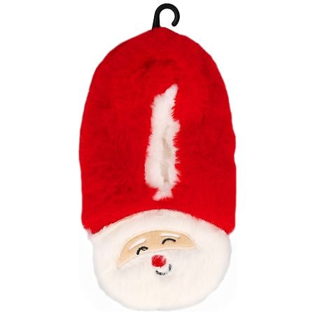 Festive Voice Kid's Slipper Socks, Santa Size 8-10