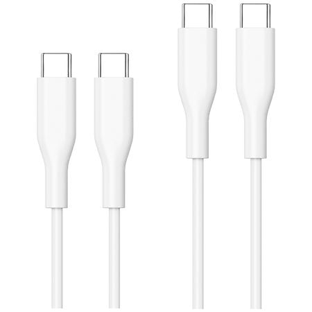 Just Wireless USB-C to USB-C PD Dual Pack 6 feet & 10 feet