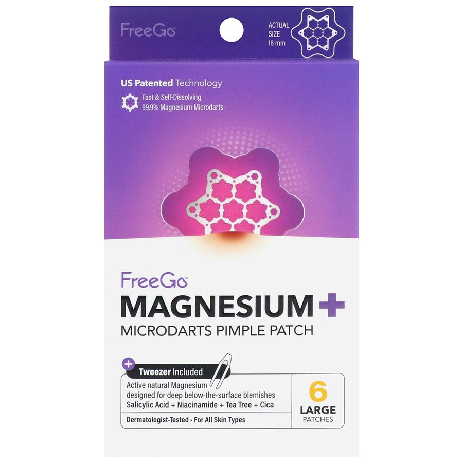 FreeGo Magnesium+ MicroDarts Acne Patches Large