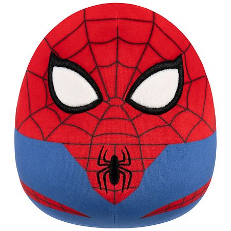 Squishmallows Marvel's Spidey & His Amazing Friends, Spidey Plush 8 Inch Red/ Blue