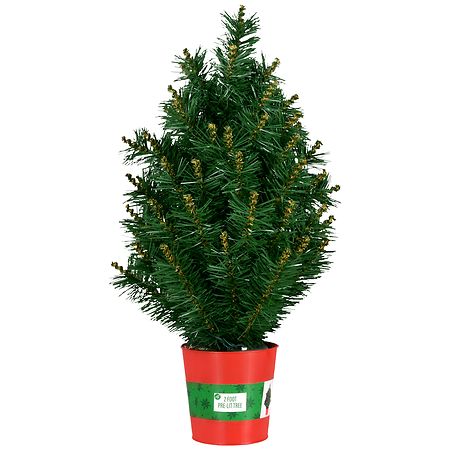 Festive Voice Pre-Lit Tree 2 Foot - 1.0 ea
