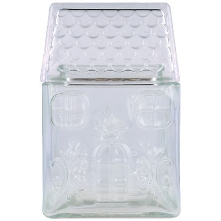 Festive Voice Home Glass Jar Clear