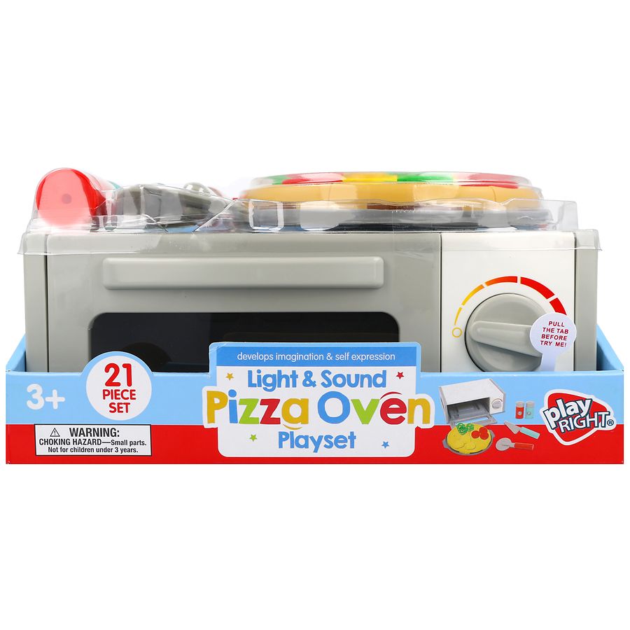 Playright Light & Sound Pizza Oven Playset