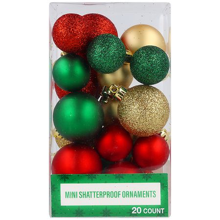 Festive Voice Mini Shatterproof Ornaments
