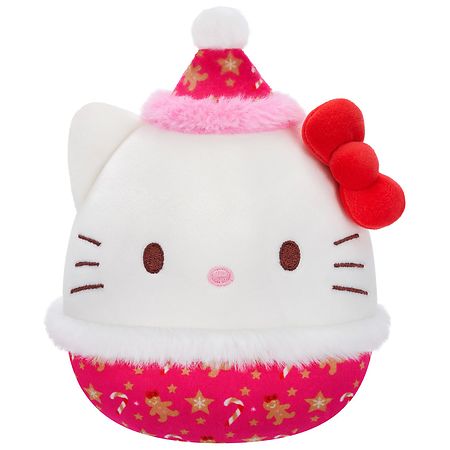 Squishmallows Hello Kitty - Holiday Edition 5-Inch Red & White