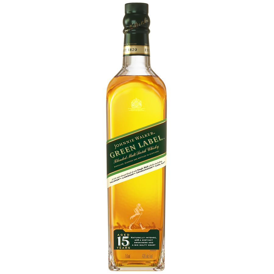 Johnnie Walker Green Label Blended Malt Scotch Whisky | Walgreens