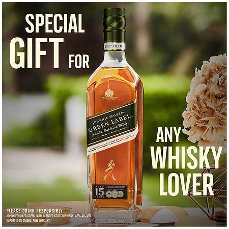 Johnnie Walker Green Label Blended Malt Scotch Whisky | Walgreens