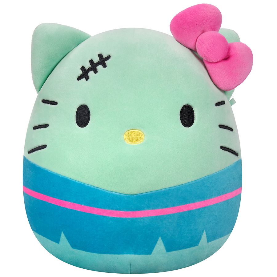 Squishmallows Hello Kitty and Friends 8 Inch Franken Halloween Plush Light Green