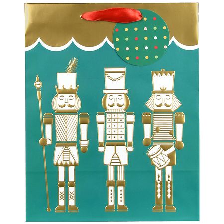 Inspirations from Hallmark Gift Bag, Classic Nutcrackers Medium
