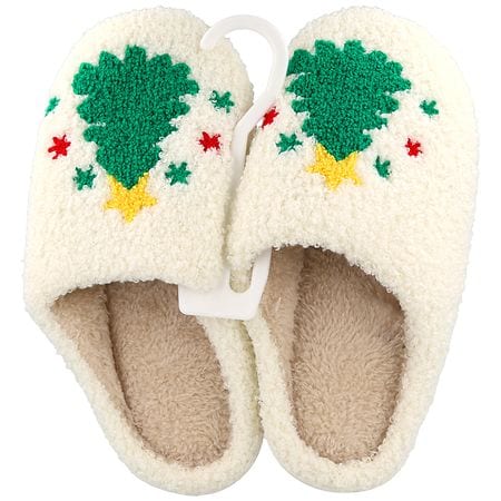 Festive Voice Sherpa Slippers S/ M (7-8) Assorted