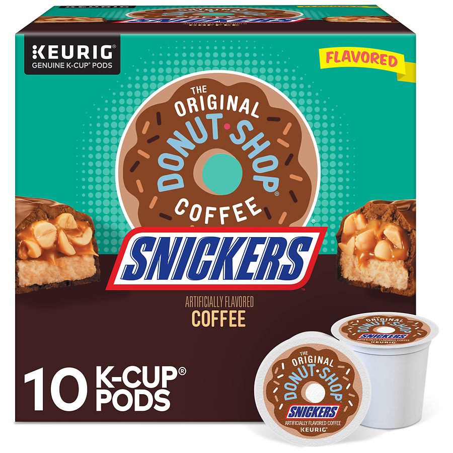 The Donut Shop Snickers Flavored Coffee, K-Cup Pods