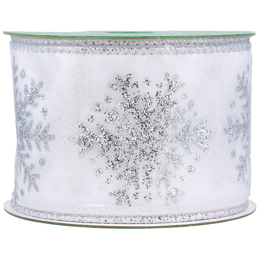 Festive Voice Snowflake Ribbon 25 ft | Walgreens