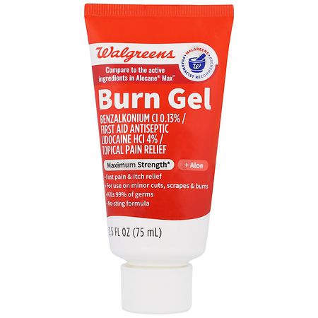 Walgreens Burn Gel Maximum Strength + Aloe