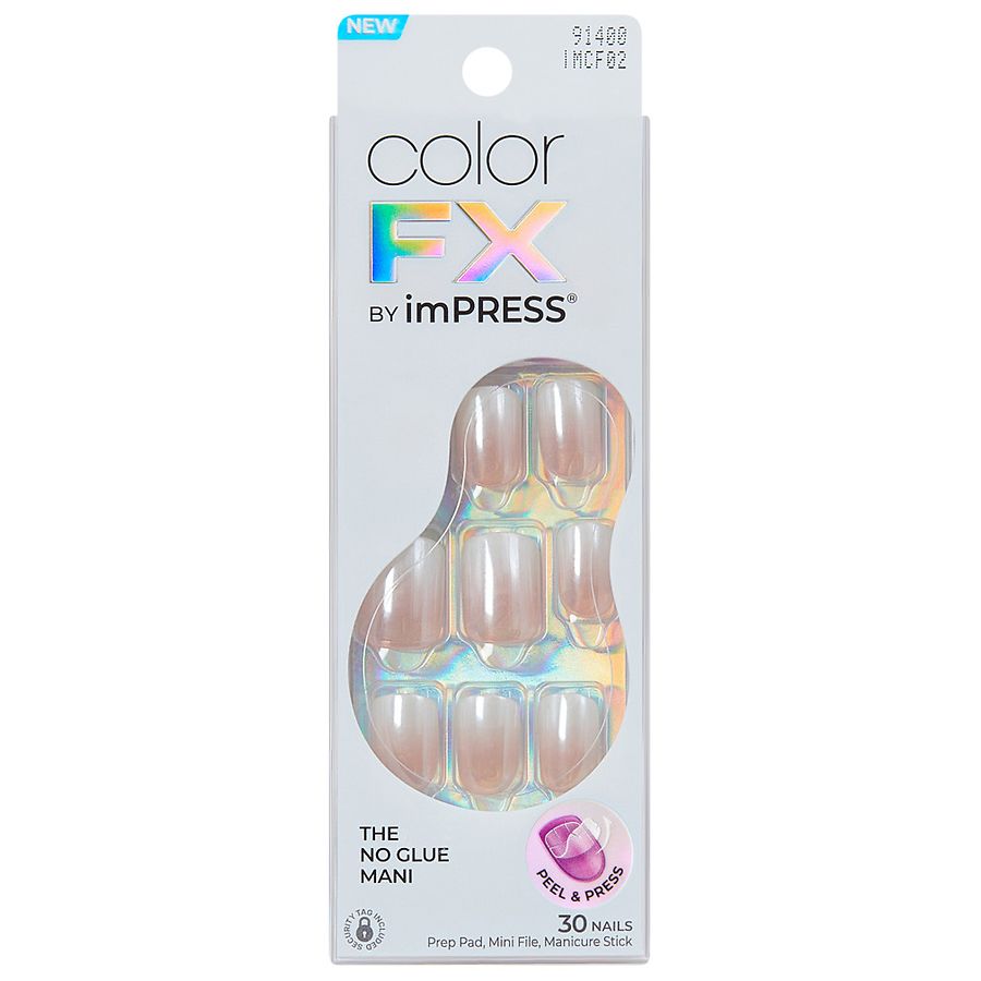 Kiss imPRESS color FX Press-On Nails Short Connection