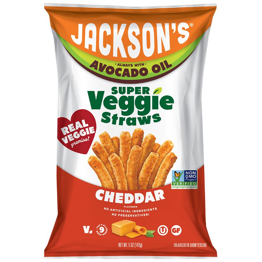 Jackson's Avocado Oil Super Veggie Straws Cheddar | Walgreens