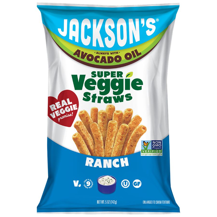 Jackson's Avocado Oil Super Veggie Straws Ranch | Walgreens
