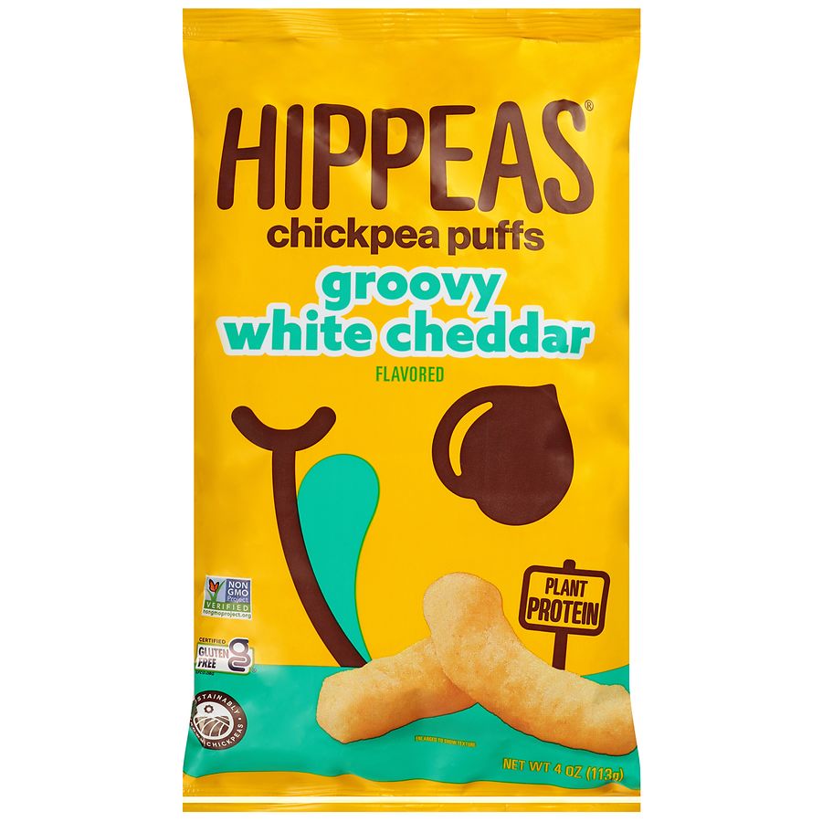 Hippeas Chickpea Puffs Groovy White Cheddar