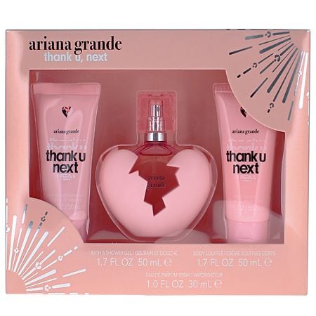 Thank U Next by Ariana Grande Eau De Parfum + Shower Gel + Body Souffle Gift Set - 1.0 set