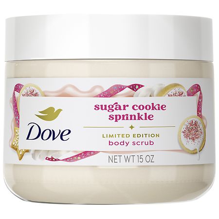 Dove Limited Edition Body Scrub Jar Sugar Cookie Sprinkle - 15.0 oz