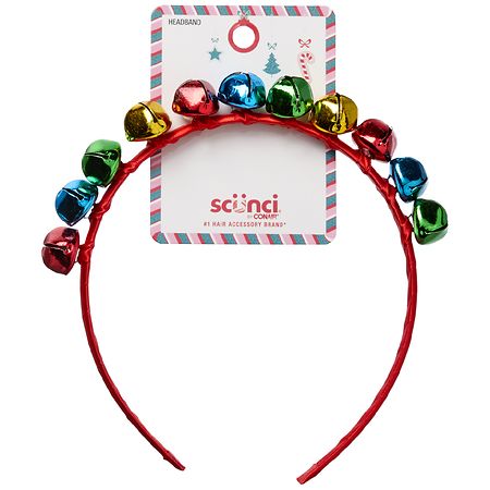 Scunci Holiday Jingle Bells Headband